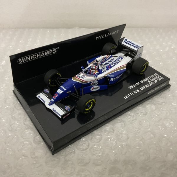ミニチャンプス 未開封  マンセル 1円〜 ミニチャンプス 1/43 Williams Renault FW16B N.MANSELL LAST F1