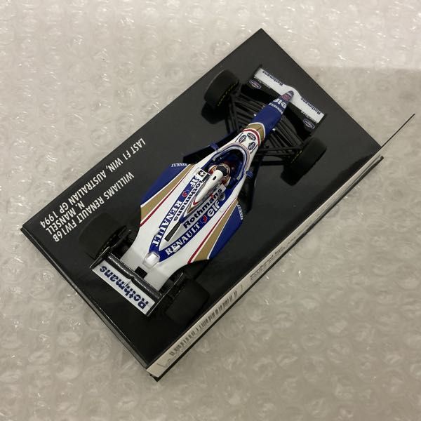 1円〜 ミニチャンプス 1/43 Williams Renault FW16B N.MANSELL LAST F1