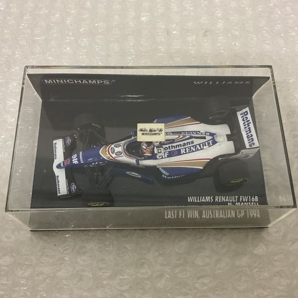 1円〜 ミニチャンプス 1/43 Williams Renault FW16B N.MANSELL LAST F1
