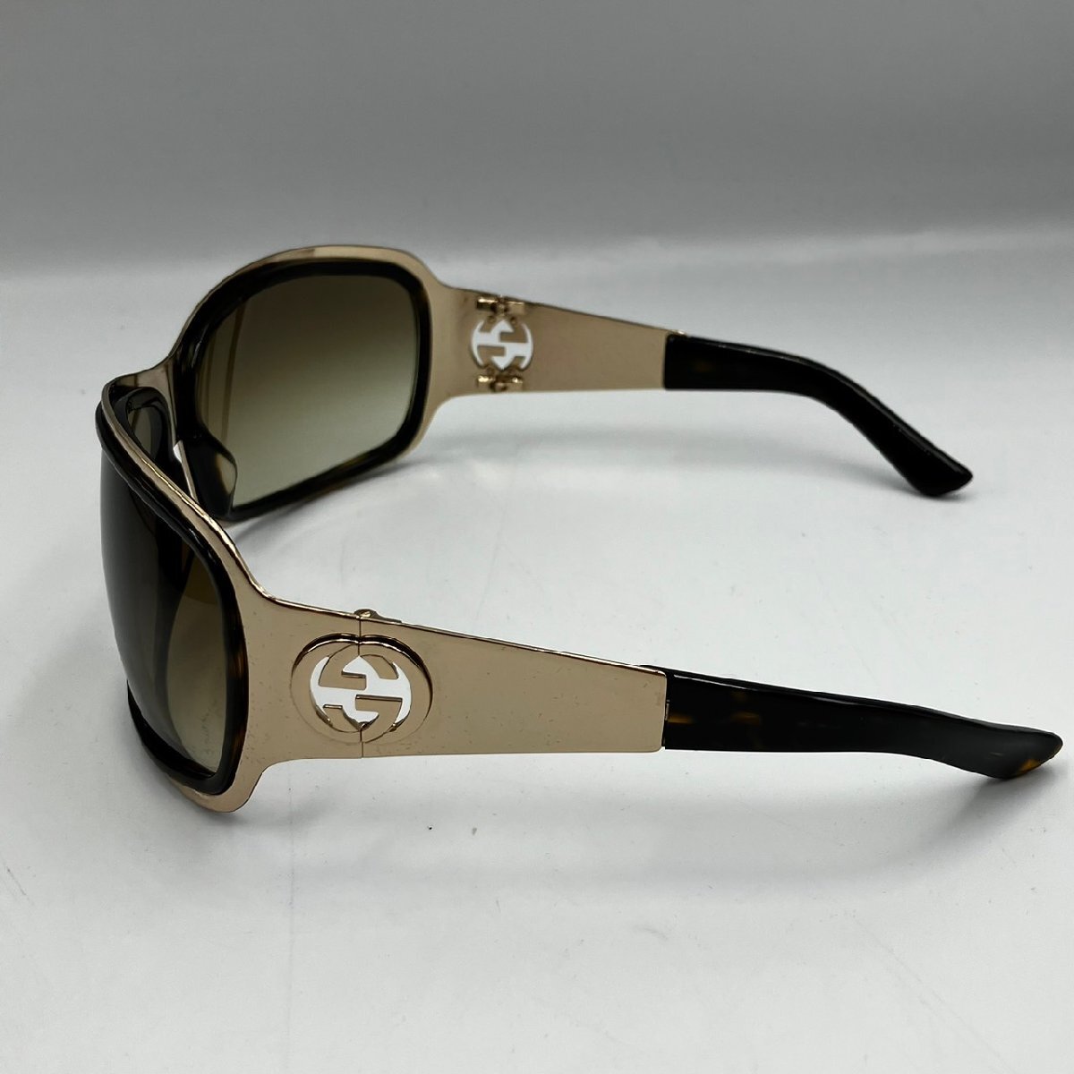 GUCCI グッチ ホースビット サングラス グレー系レンズ グレー系