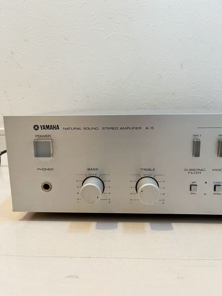 ☆YAMAHA☆ヤマハ☆ステレオアンプ☆A-5☆通電確認済☆_2