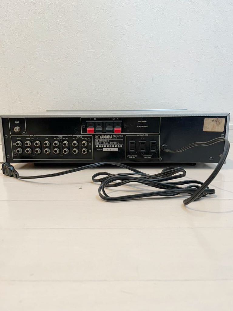 ☆YAMAHA☆ヤマハ☆ステレオアンプ☆A-5☆通電確認済☆_7