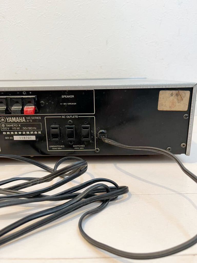 ☆YAMAHA☆ヤマハ☆ステレオアンプ☆A-5☆通電確認済☆_9