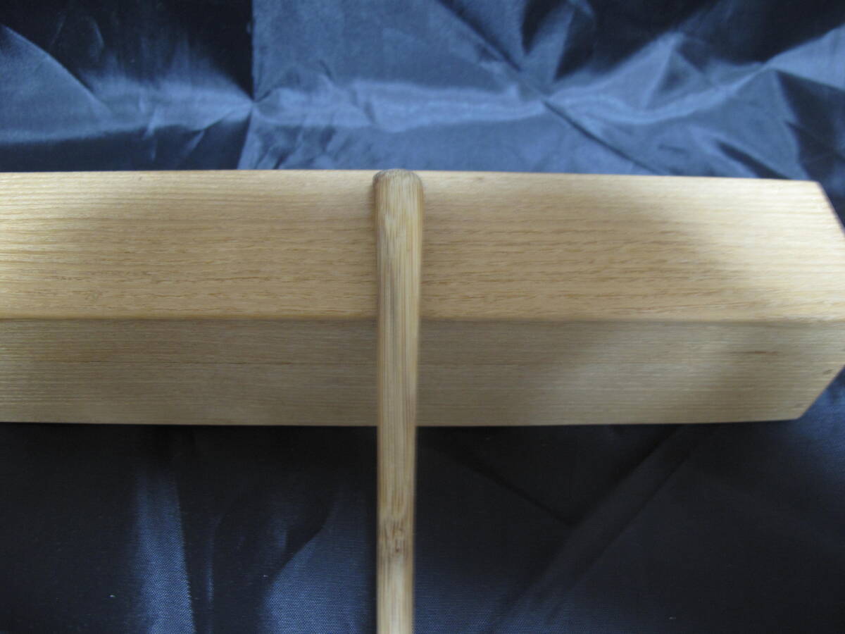 小倉宗朋　銘：知新　茶杓　茶道具　共箱_10