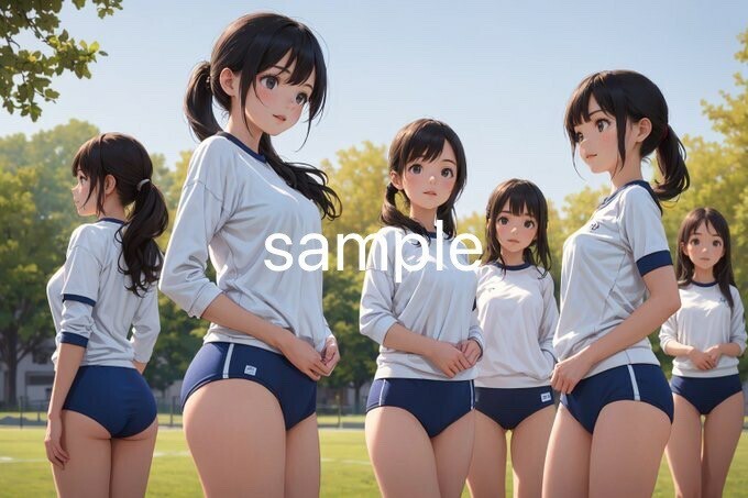 美少女/ブルマ/JK/体操服/アニメキャラ/写真/ポスター/A4サイズ/光沢写真/美女/AIイラスト(その他)｜売買されたオークション情報