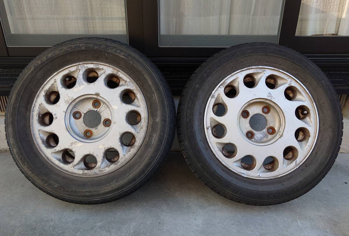 S13 180SX 日産純正 火の玉ホイール 6JJ＋40 15インチ 114.3 4H 2本