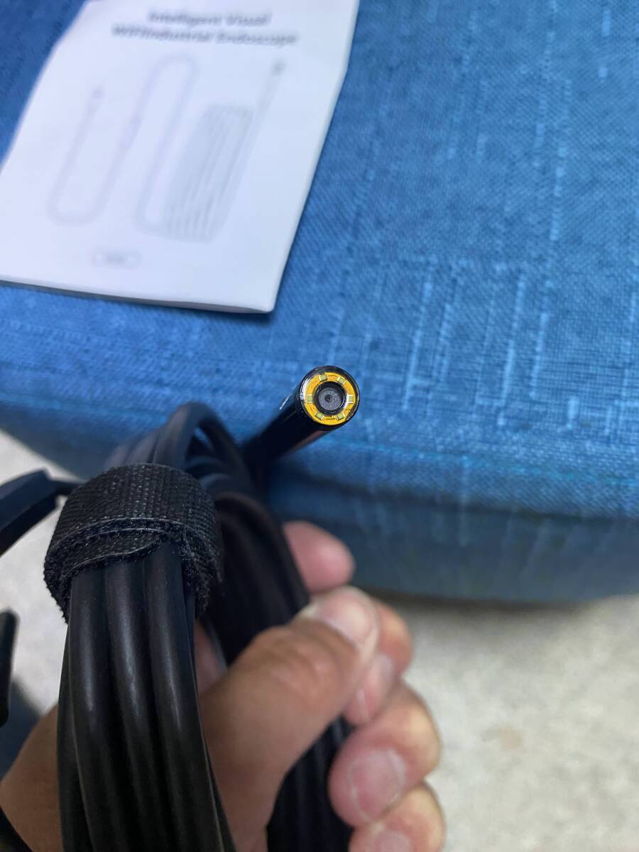 内視鏡カメラ 200万画素 3mケーブル スマホ対応　wifi接続ファイバースコープ8mm　録画可能　IP67防水LEDライト照度調節可能_4