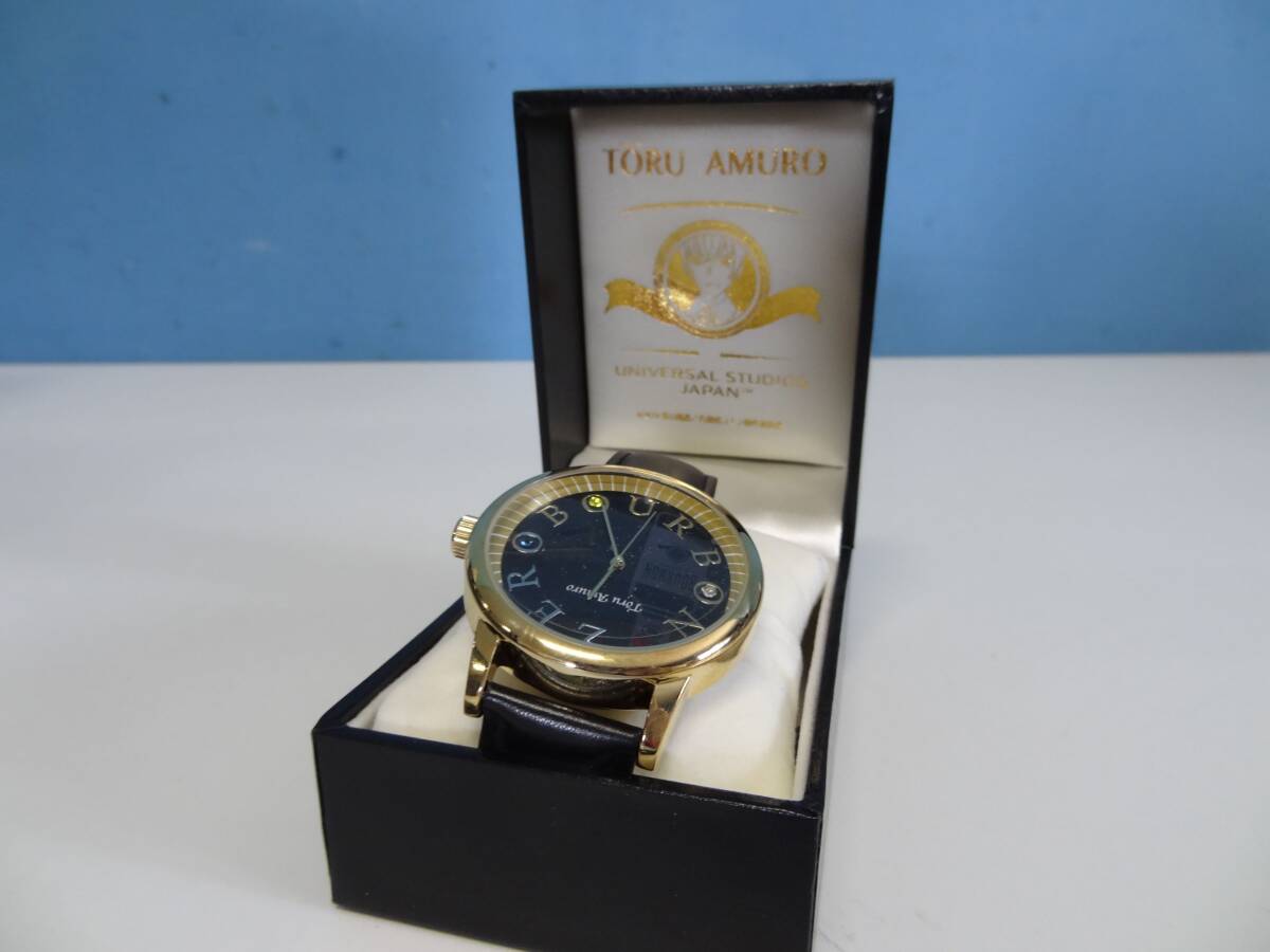 未使用 Detective × 名探偵コナン 腕時計 安室透モデル USJ限定 電池