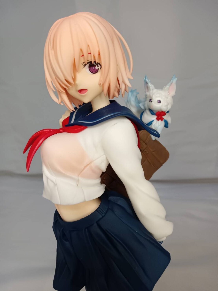 【塗装済完成品】マシュ・キリエライト 1/7 フィギュア ガレージキット マシュ・キリエライト ガレージキット 塗装済完成品 制服マシュ 透け