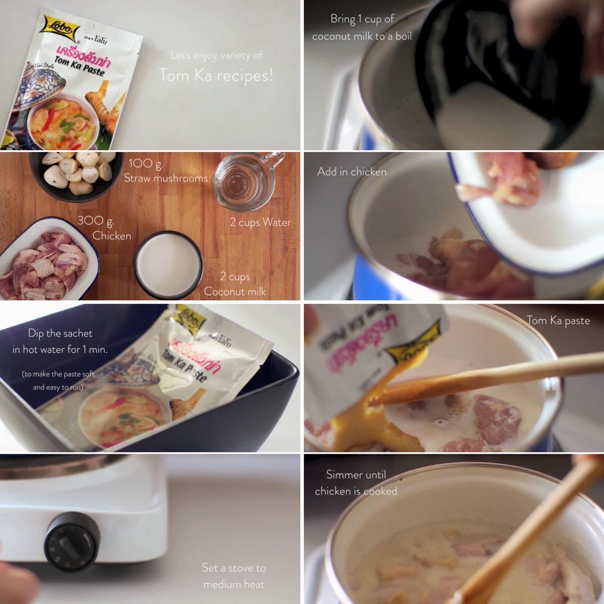 トムカーペースト トムカーガイ タイ料理 50g ×6_3