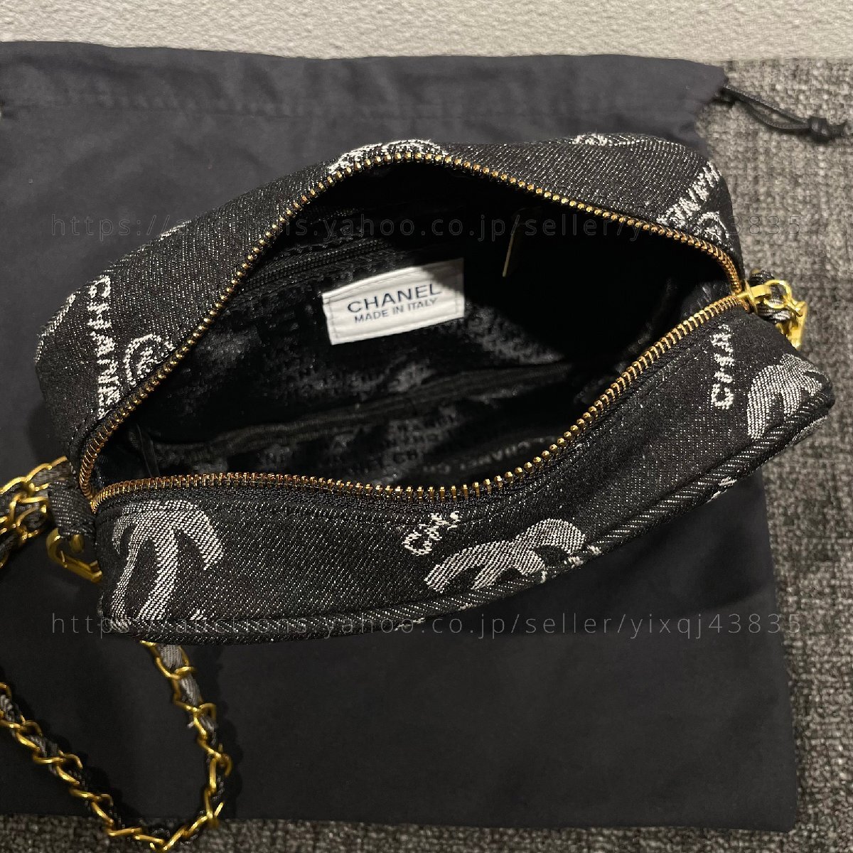 シャネル CHANEL ノベルティ 非売品 ショルダー付き ポーチ 2way