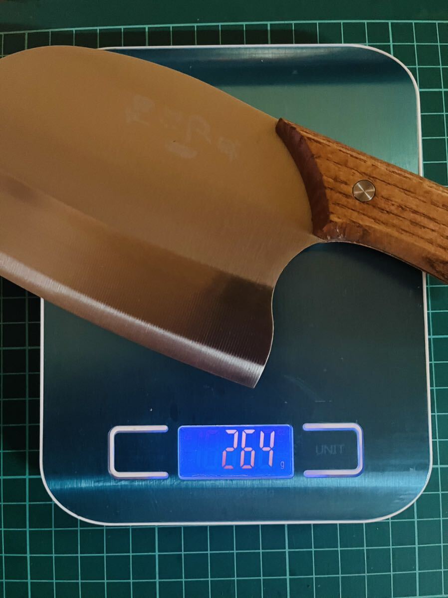 ［4-3-4#B］　ブッチャーナイフ　骨切包丁　骨スキ　叩き包丁　解体ナイフ　狩猟刀　ハンティングナイフ　出刃包丁　フルタングナイフ_10