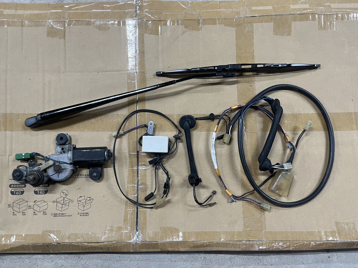 超希少 ae86 レビン トレノ 前期1型 リアワイパー セット 一式 アーム