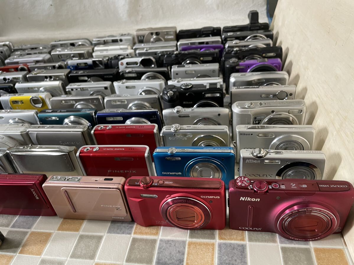 デジタルカメラ　100台　まとめ　SONY Canon OLYMPUS CASIO Nikon FUJIFILM Panasonic Finepix デジカメ　コンパクトデジタルカメラ _2
