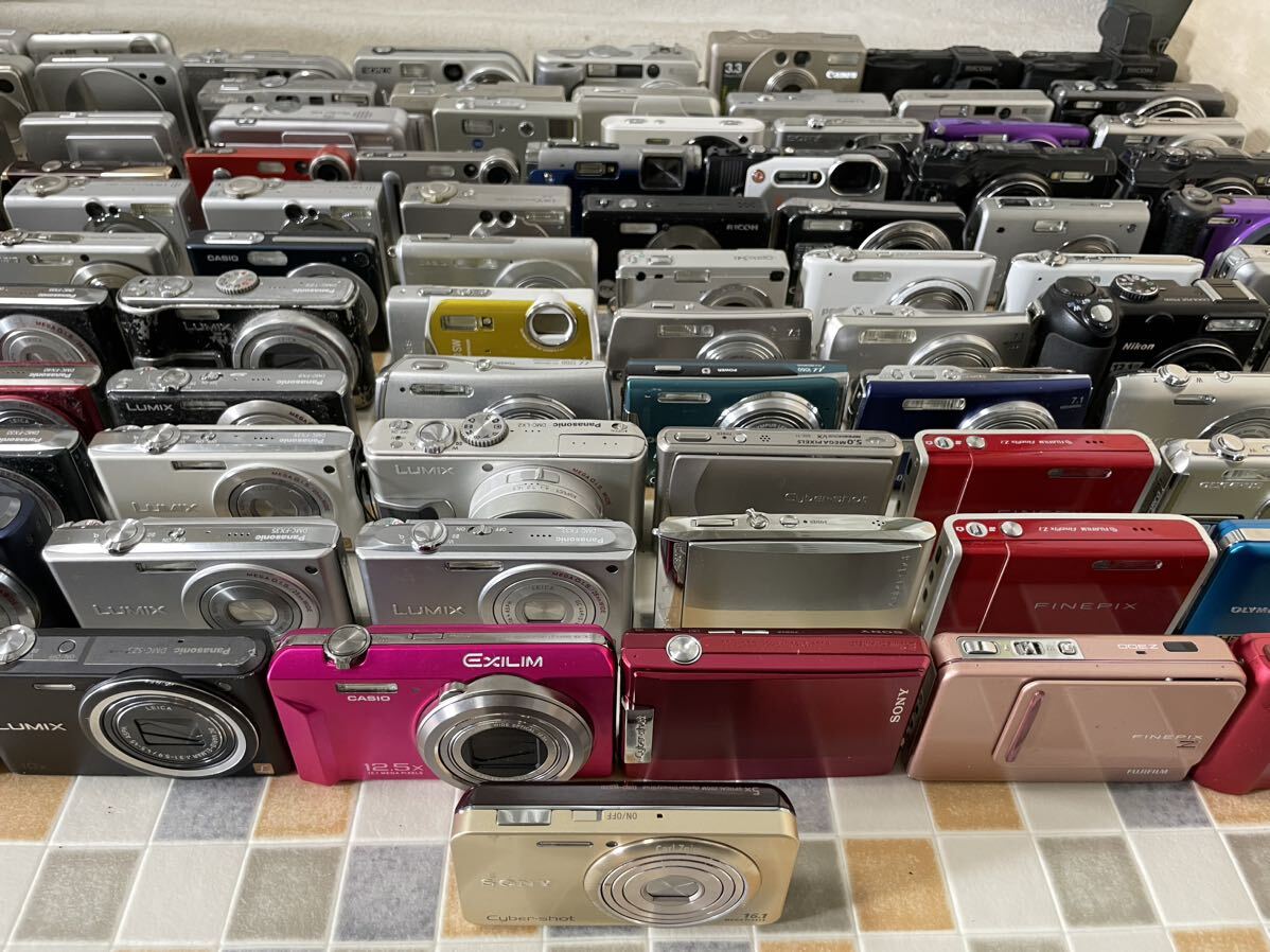 デジタルカメラ　100台　まとめ　SONY Canon OLYMPUS CASIO Nikon FUJIFILM Panasonic Finepix デジカメ　コンパクトデジタルカメラ _4