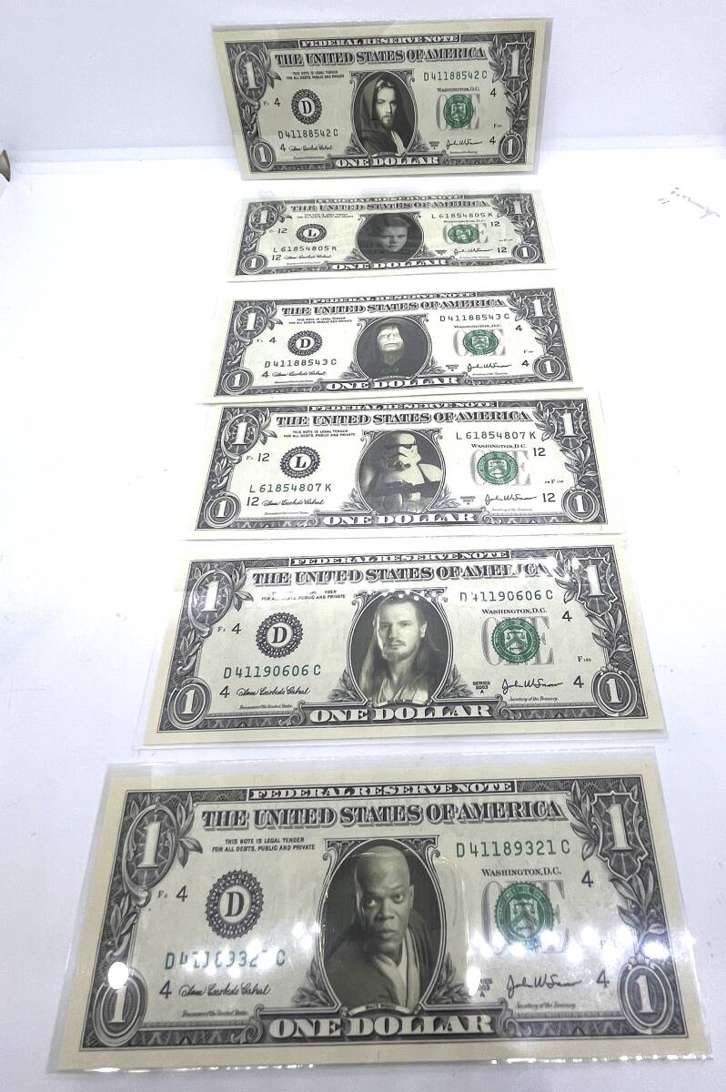 スターウォーズ　1ドル紙幣　11枚　米ドル　新札　限定/3892_3