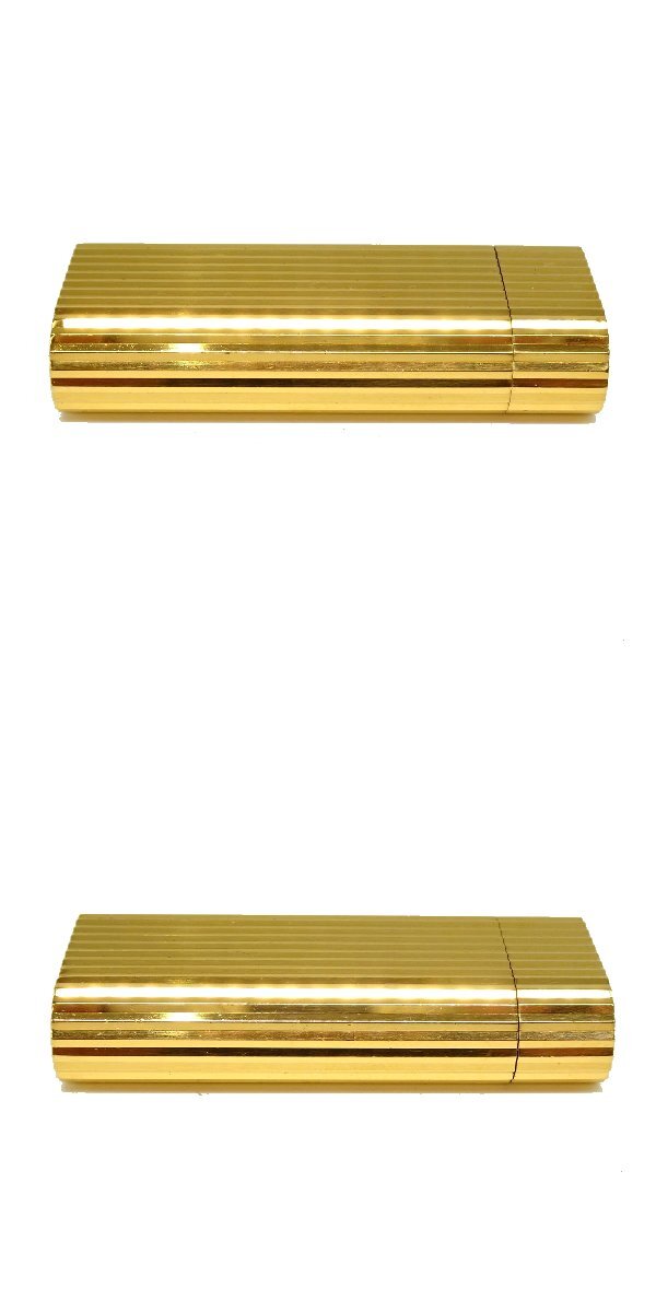 ☆E2539 カルティエ ショート ガスライター ゴールドカラー Cartier