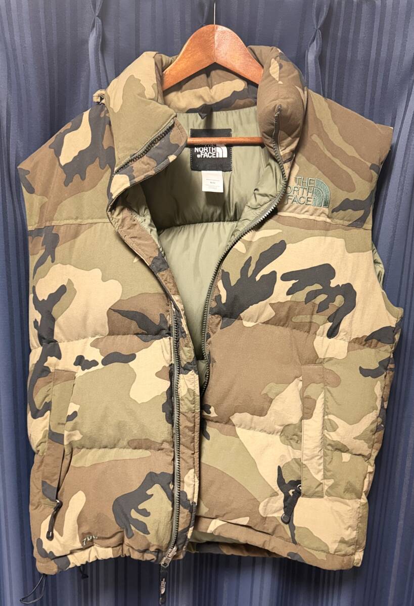 ノースフェイス ヌプシ ダウンベスト 700フィル 迷彩/カモフラ M/M ND00490_3