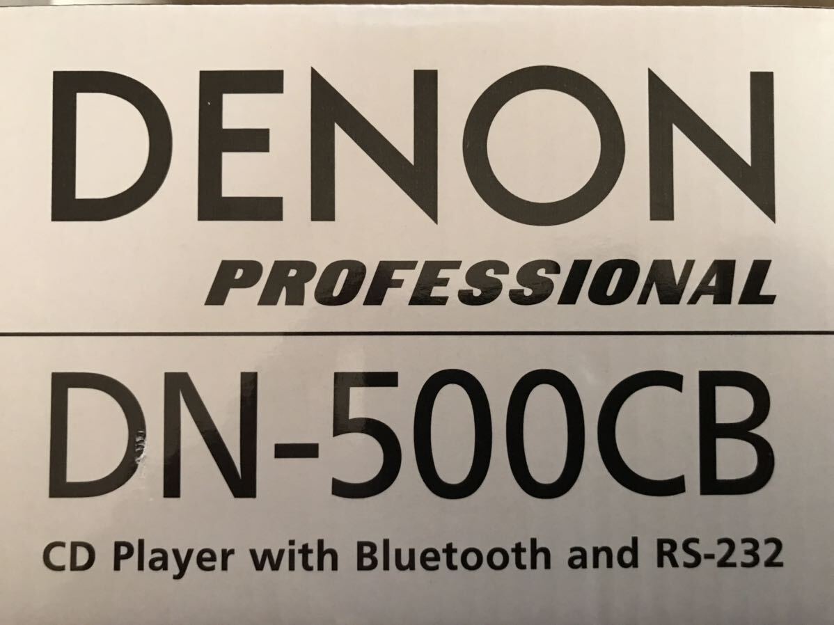 DENON DN-500CB 業務用CD/USB Bluetoothメディアプレーヤー_1