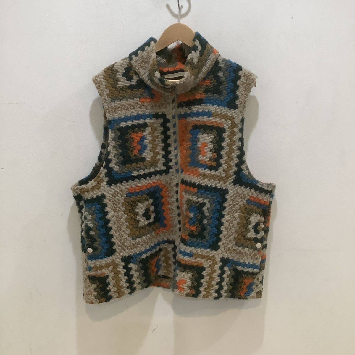 Engineered Garments エンジニアドガーメンツ Zip Moak Neck Crochet 
