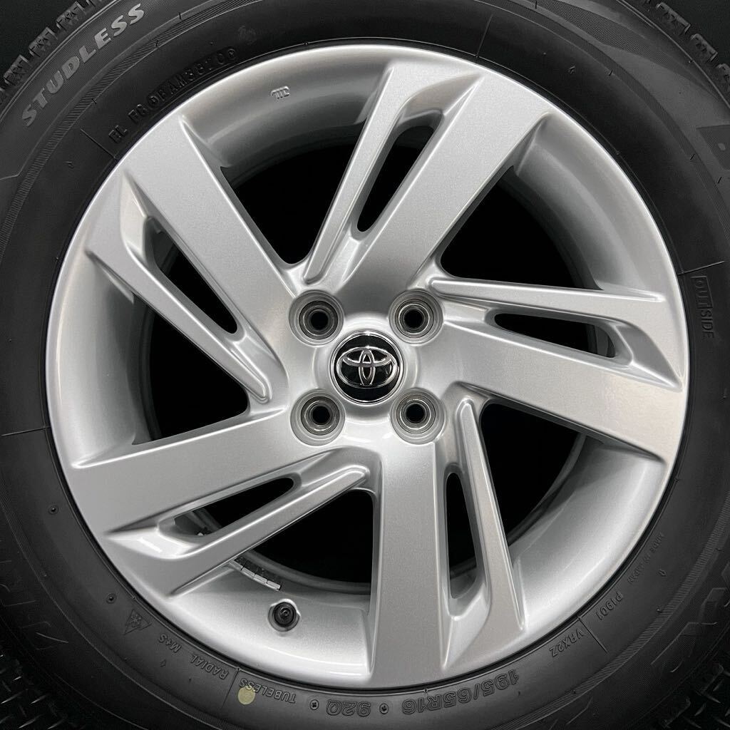 深溝美品☆ブリヂストン VRX2 195/65R16&トヨタ ライズ純正ホイール 4