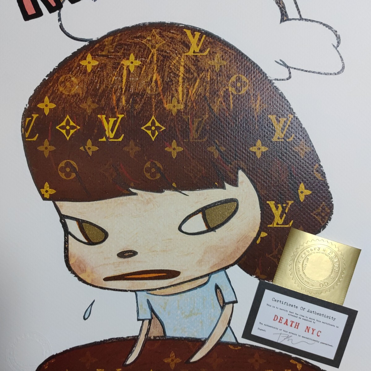 DEATH NYC 世界限定100枚 アートポスター 奈良美智 NARA YOSHITOMO 