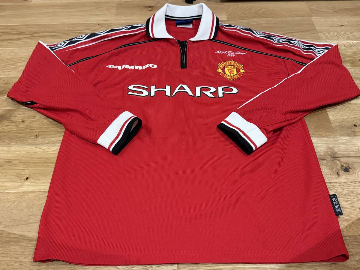 98/99マンチェスターユナイテッド ホーム長袖 UMBRO 正規品 プレミア