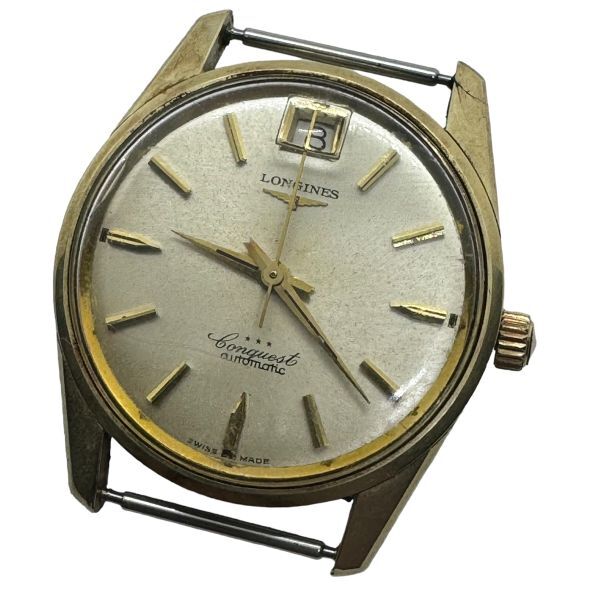 希少 廃盤 レア 魚 LONGINES Conquest ロンジン コンクエスト 自動巻 
