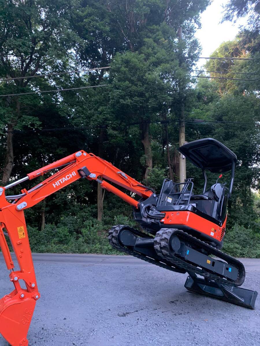 千葉県発】日立ZX30U-2・油圧ショベル・3 tクラス・配管付・倍速
