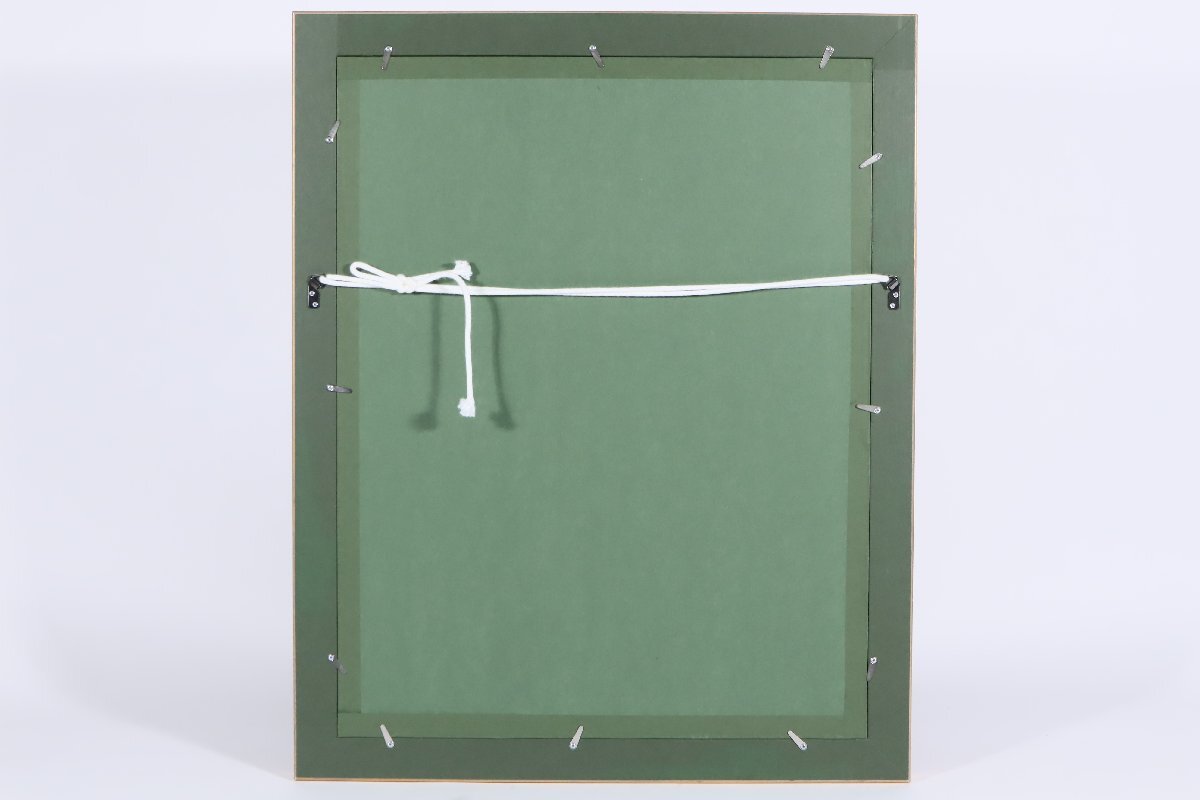 黒田征太郎 パステル画 肉筆 額装品 /クレパス クレヨン とり 鳥 絵本_10