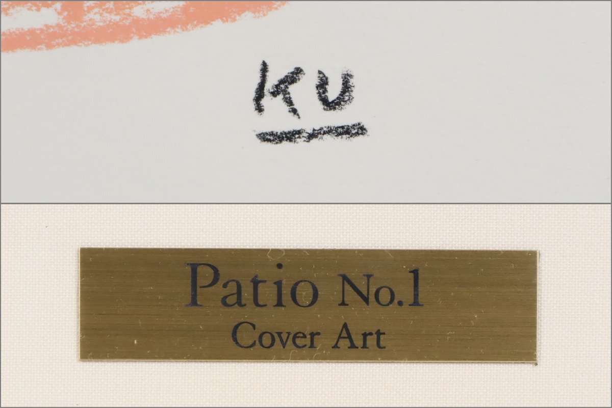 黒田征太郎 パステル画 肉筆 額装品 /クレパス クレヨン とり 鳥 絵本_8