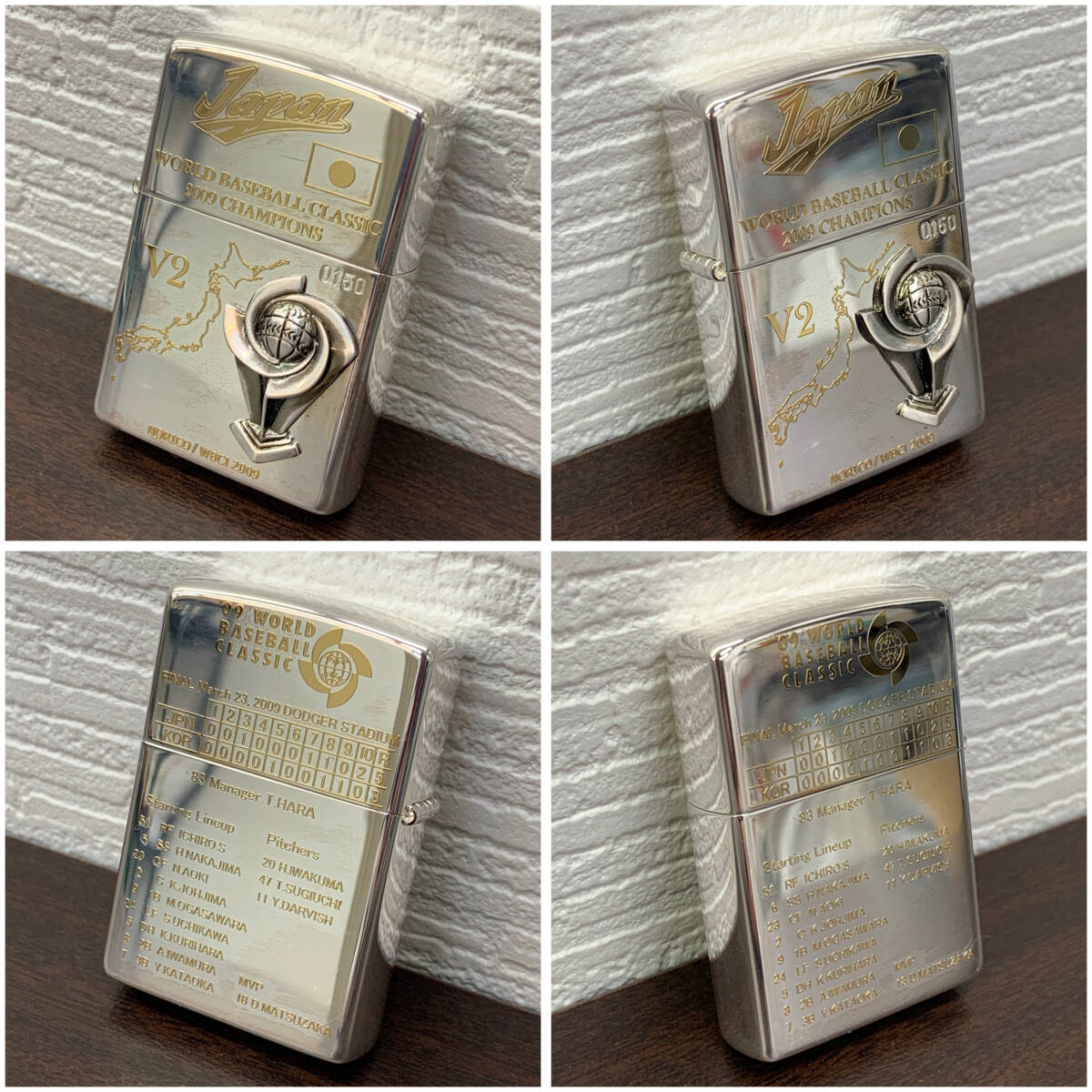 未使用】Zippo 2009 WBC 日本 優勝記念 / ジッポ WORLD BASEBALL