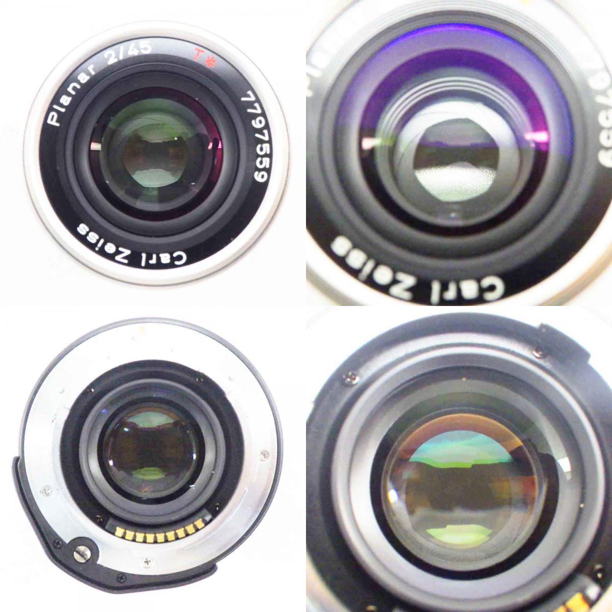 1円〜 Contax コンタックス G１レンズ Planar 2/45 Sonnar 2.8/90 Biogon 2.8/28 ※動作未確認 現状品 カメラ 246-3002544【O商品】_8