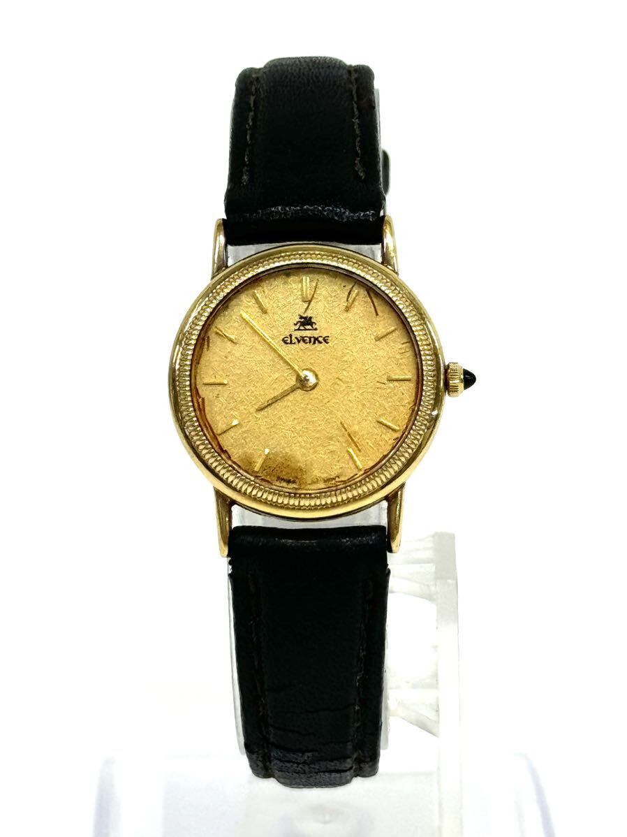 P*o様 K18　SEIKO　エルヴァンス　SKC-2　750刻印　腕時計　レデ A976◇ エルヴェンス ELVENCE SKC-2 K18 750刻印 クォーツ 2針