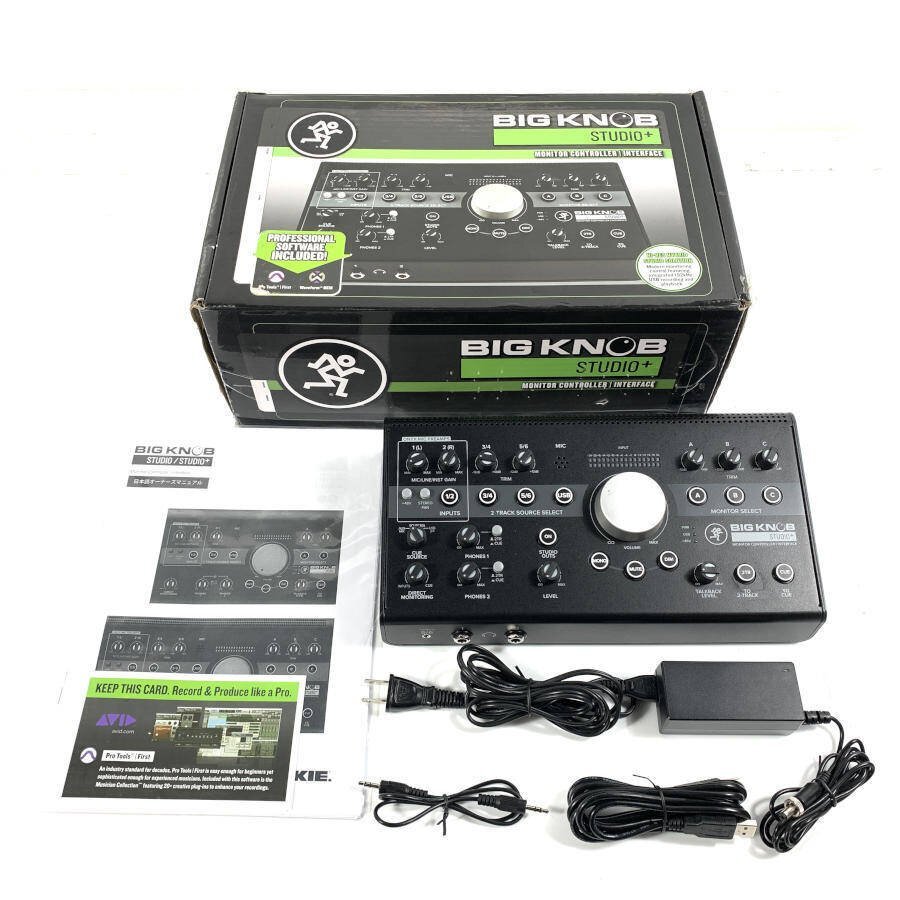 MACKIE マッキー BIG KNOB STUDIO+ モニターコントローラー 電源コード