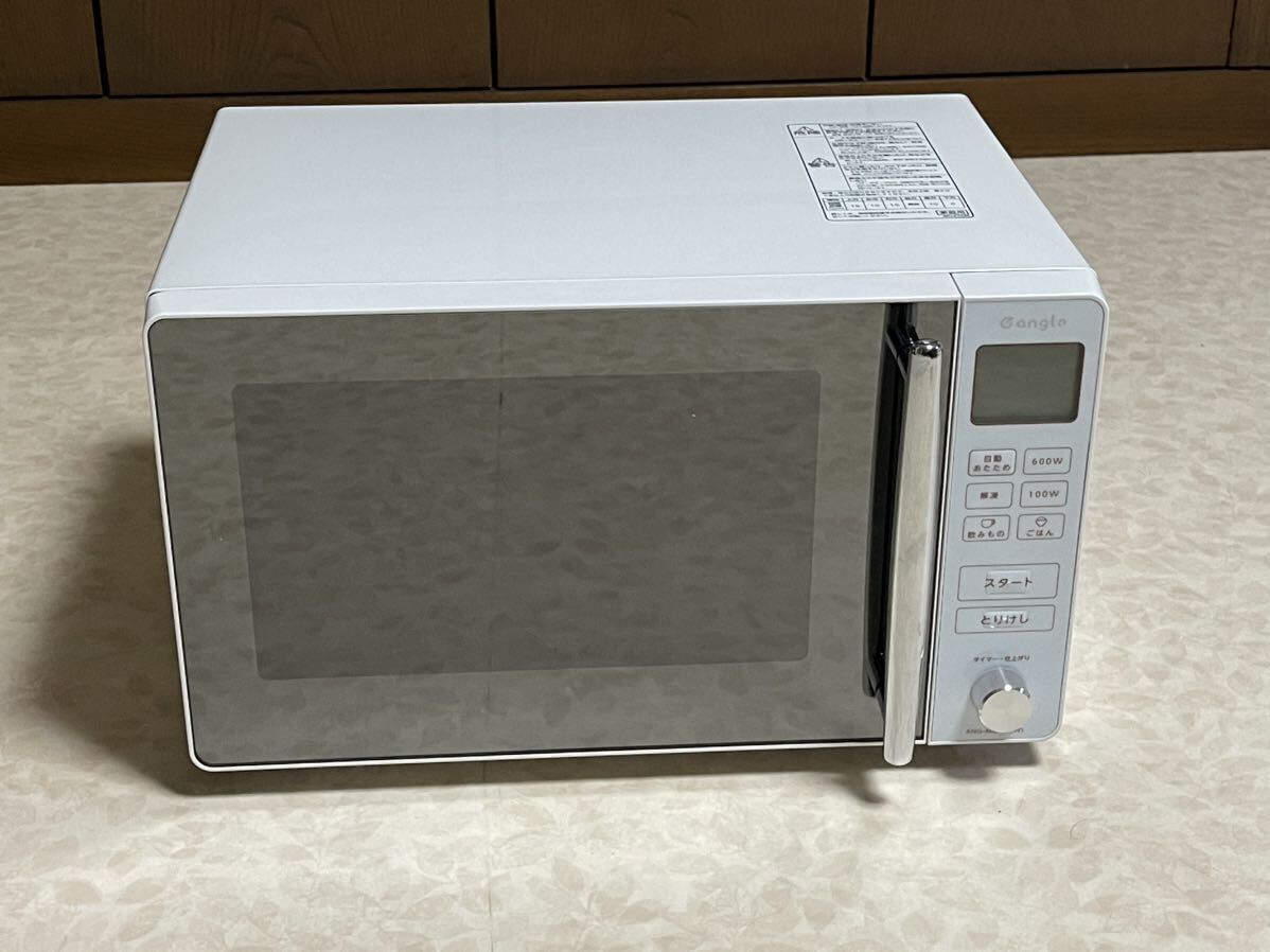 e angle エディオンオリジナル 電子レンジ ANG-MO-B5 ホワイト 2022年