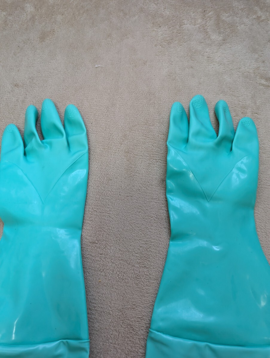 ビニール手袋　ゴム手袋　ビルパール　　ロング　レトロ　廃盤色_4