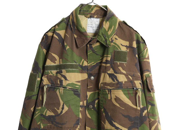 90s オランダ軍 実物 DPM カモ フィールド ジャケット メンズ XL 