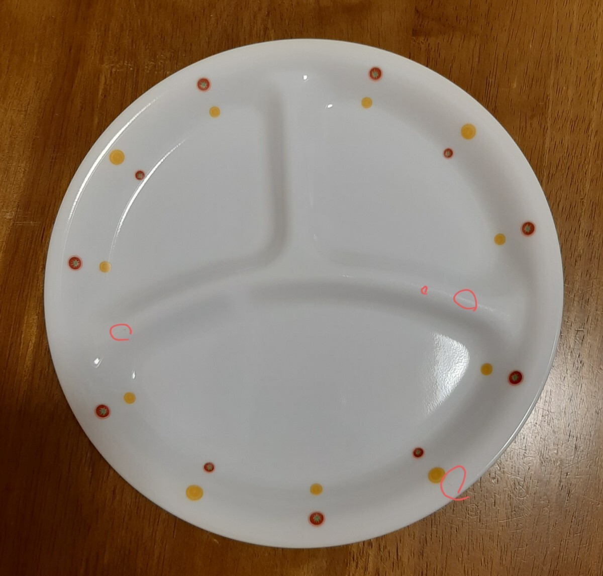 可愛い！CORELLEコレール ランチプレート2皿セット　ランチ皿　食器 白　_6