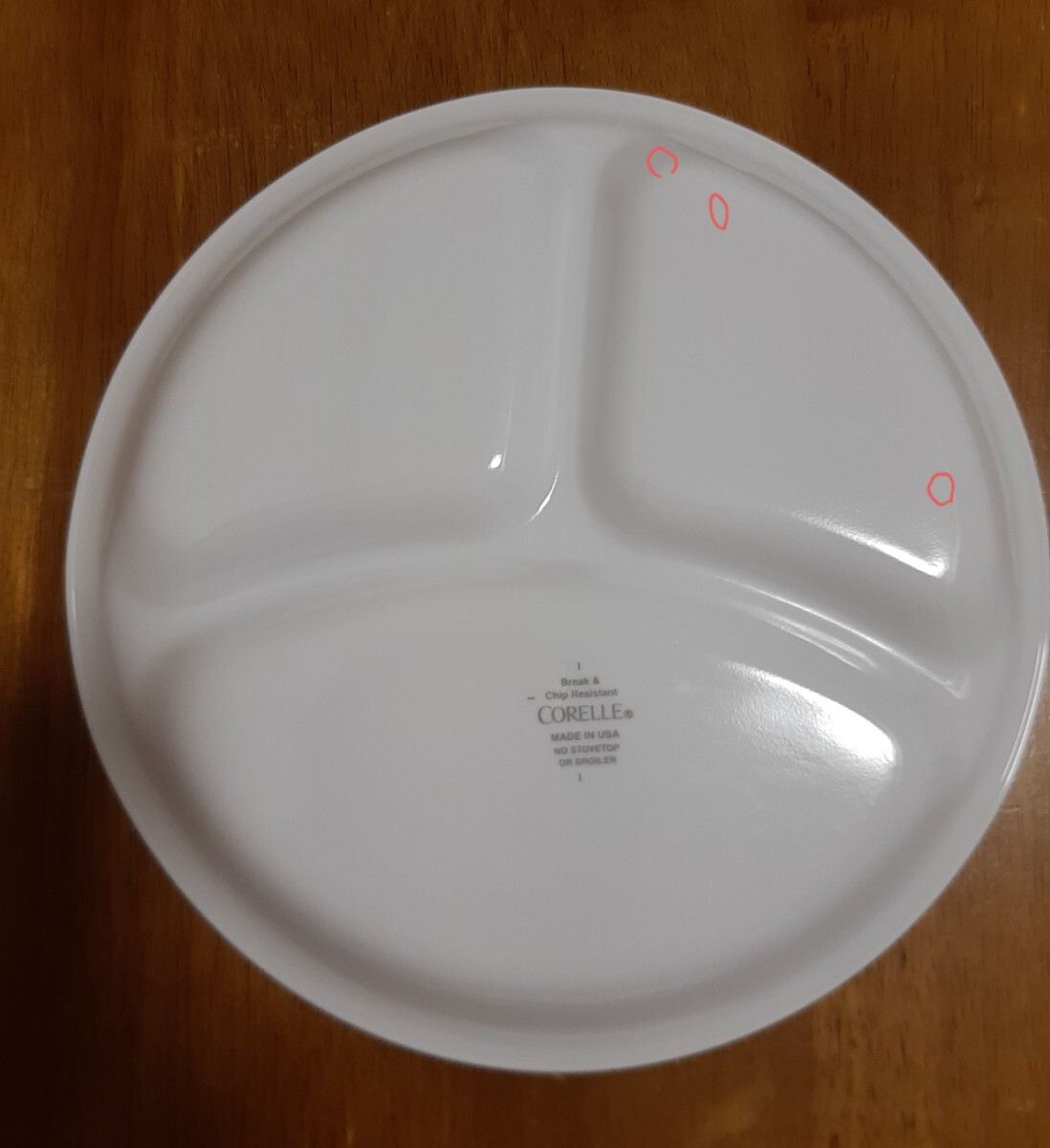 可愛い！CORELLEコレール ランチプレート2皿セット　ランチ皿　食器 白　_7