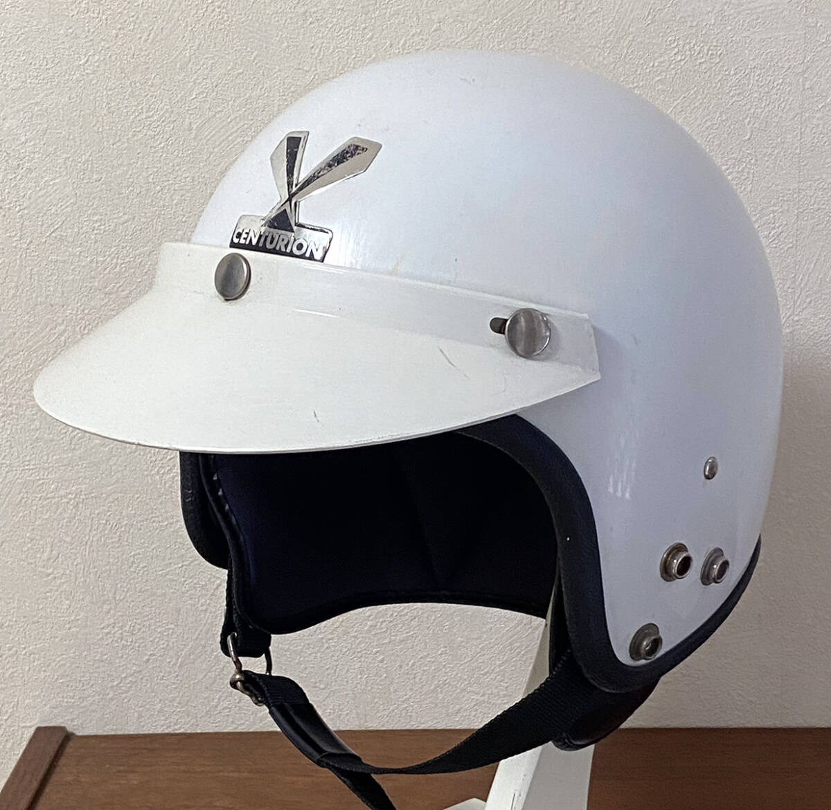 1973年 英国 CENTURION ジェットヘルメット 純正バイザー