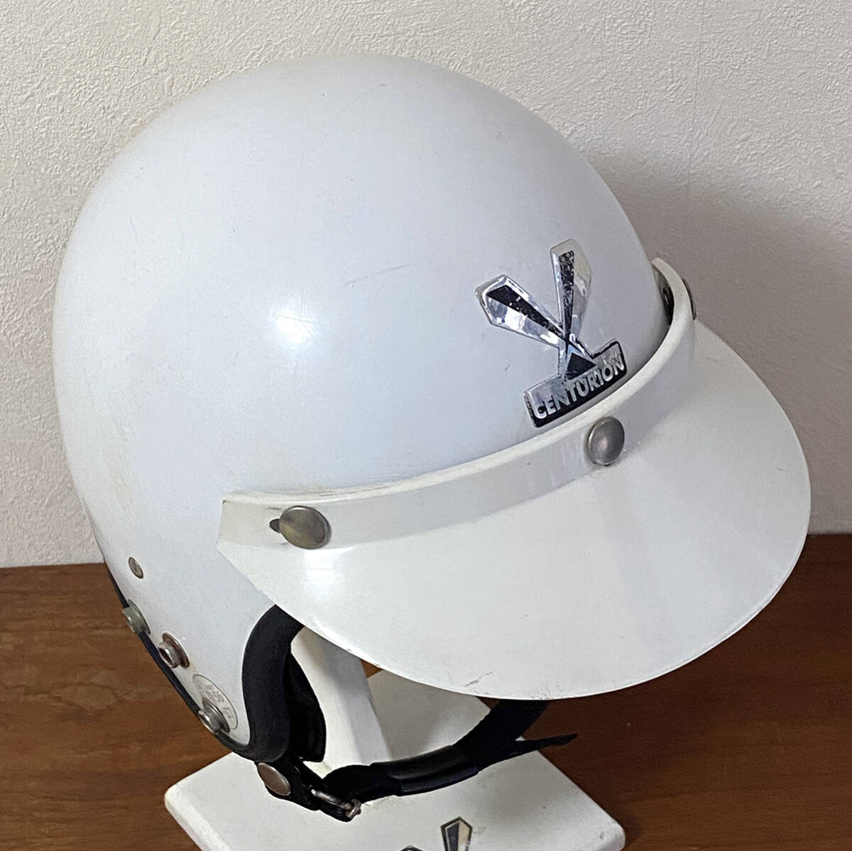 1973年 英国 CENTURION ジェットヘルメット 純正バイザー