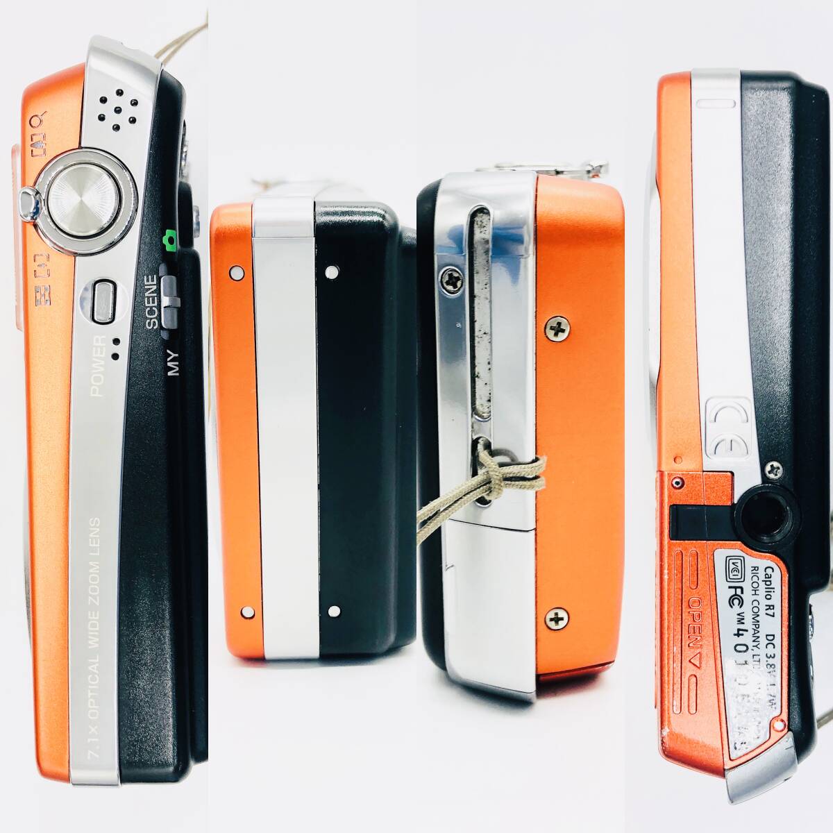 カメラ RICOH コンパクトデジタルカメラ Caplio R7 オレンジカラー