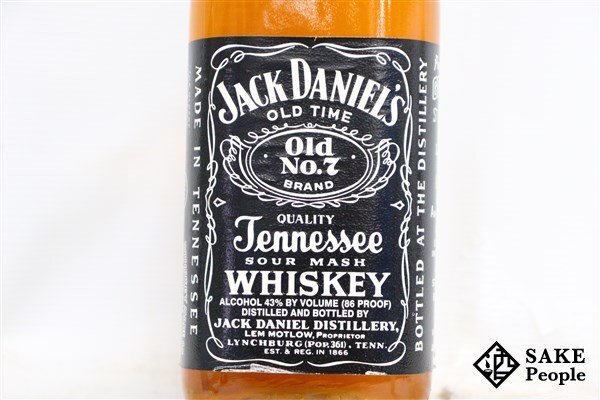 ◇1円～ ジャック ダニエル Old No.7 750ml 43％ テネシー(ウイスキー