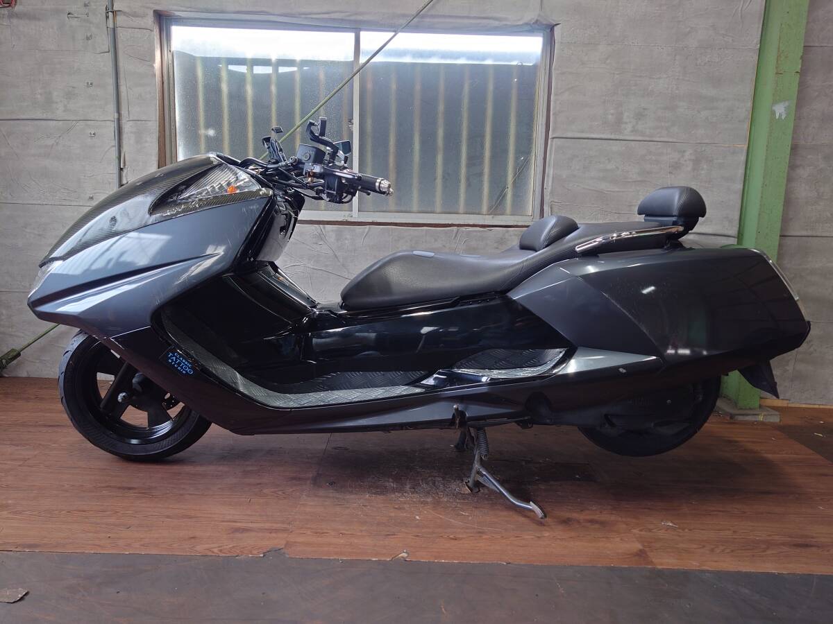 YAMAHA ヤマハ マグザム MAXAM SG17J 純正シート メインシート 破れ