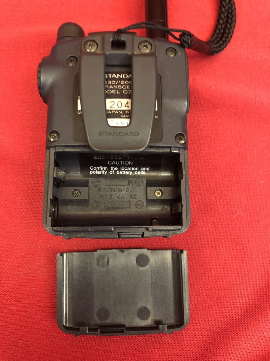 ☆美品☆コレクター放出☆STANDARD☆C701 トランシーバー 144/430