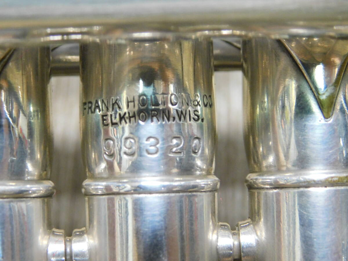 ヴィンテージトランペット】FRANK HOLTON & Co. ELKHORN,WIS ホルトン