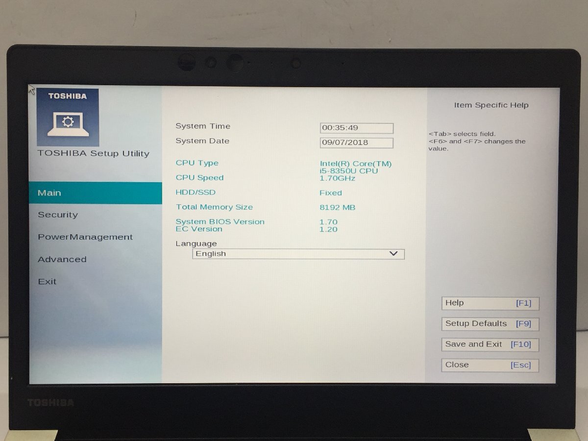 ジャンク/ TOSHIBA dynabook U63/J PU63JHC44DBAD11 Intel Core i5