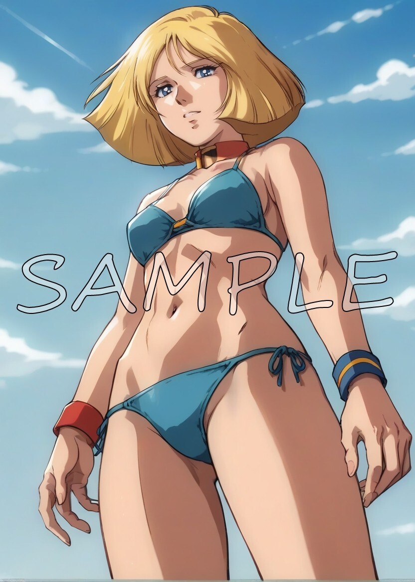 一点物☆限定 A4 セイラ・マス 機動戦士ガンダム 同人 イラスト