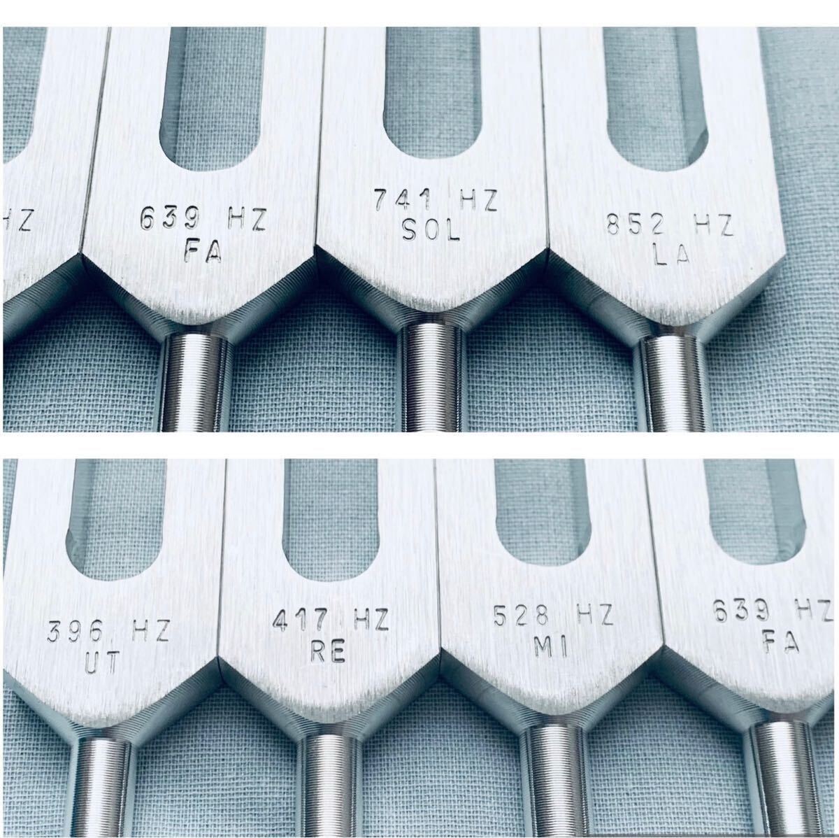 超お得 マレット付★正規品 バイオソニック チューナー6本 カバー付 BIOSONICS社★音叉 ソルフェジオ ヒーリング 癒し 音 メディテーション_3